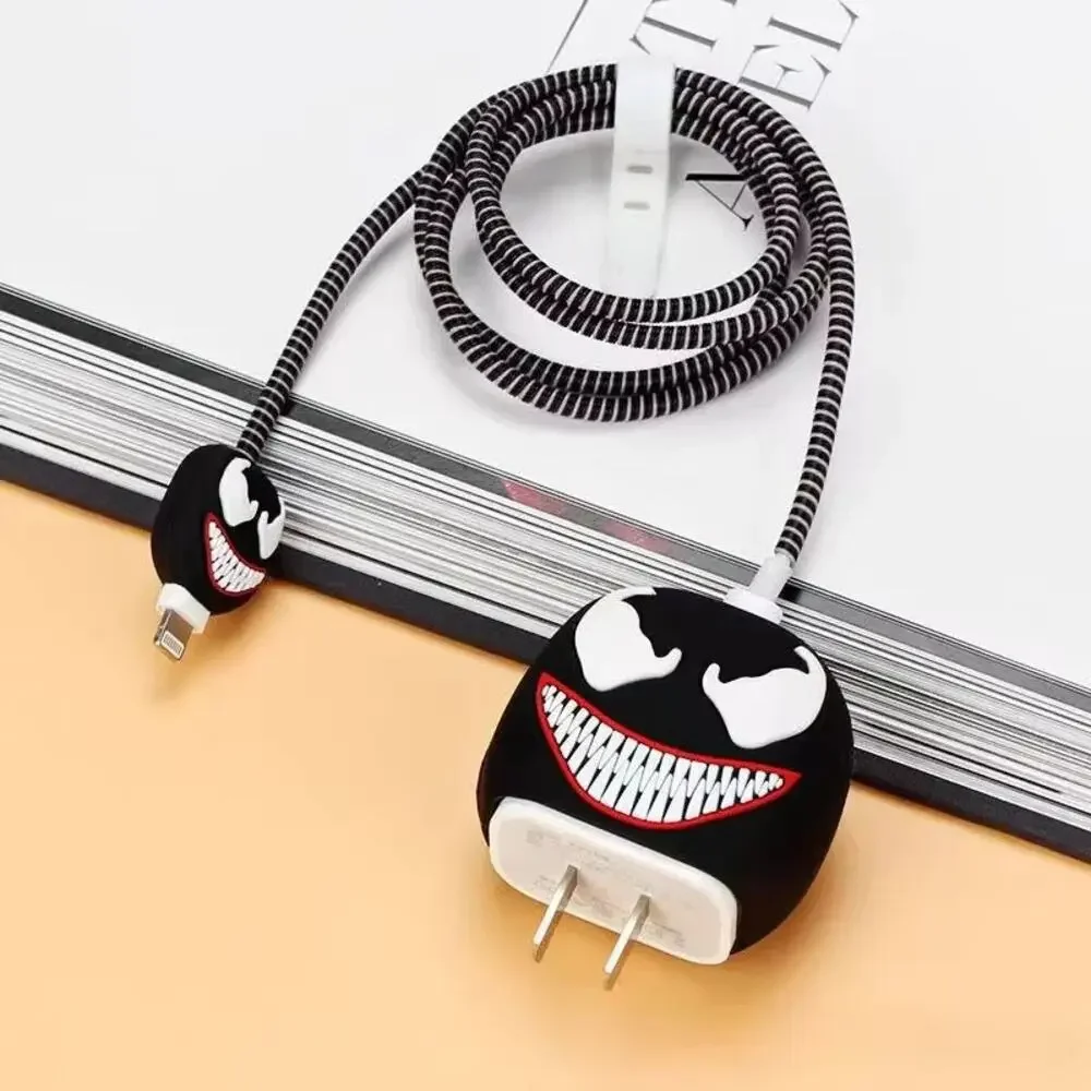 Marvel Venom iPhone Charger Cover Cable Protectors P45